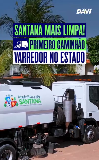 Novidade chegando para melhorar a infraestrutura e limpeza urbana de Santana